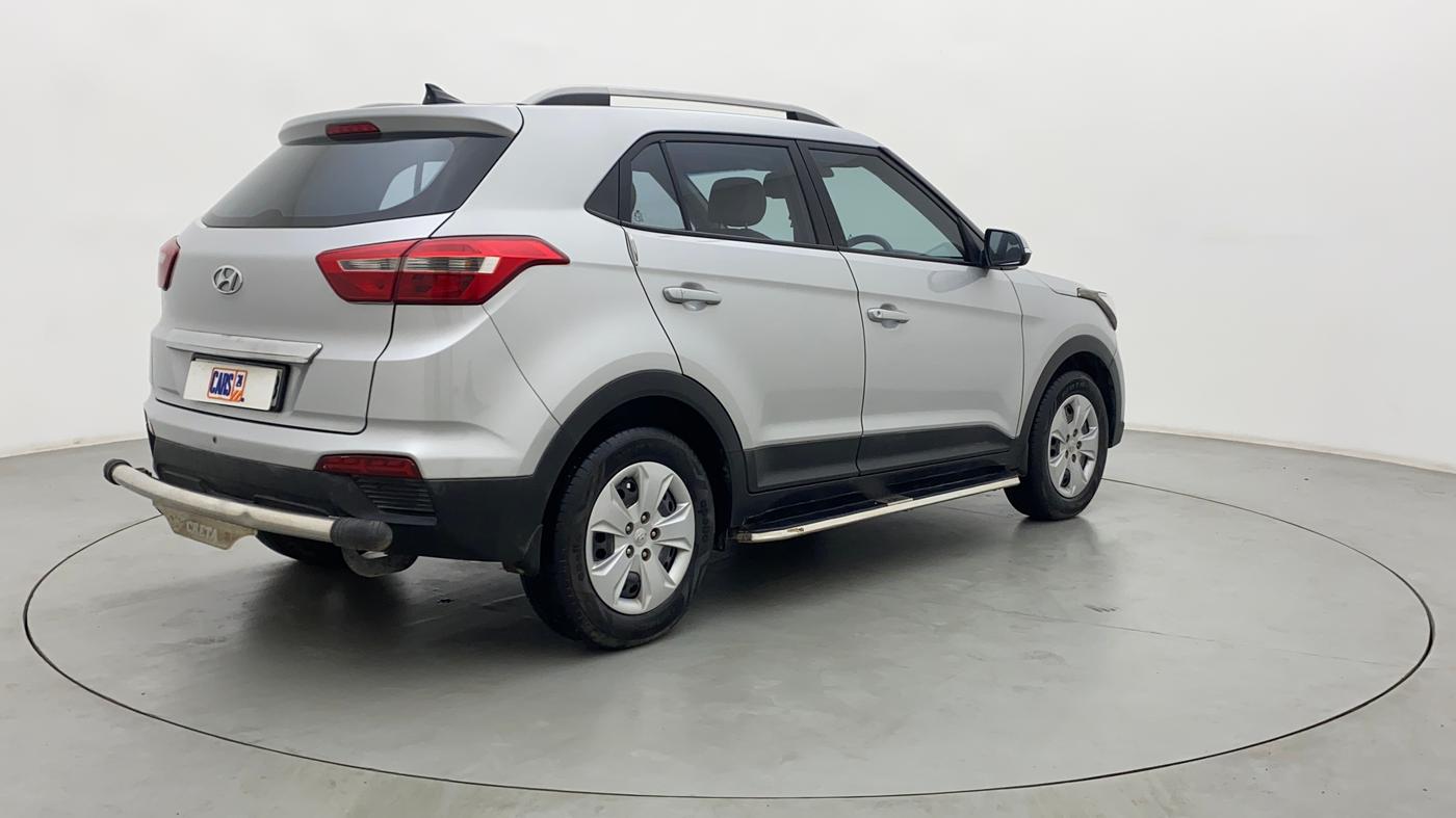 2017 Hyundai Creta E PLUS 1.6 PETROL, Petrol, Manual, 65,302 km, Right Back Diagonal