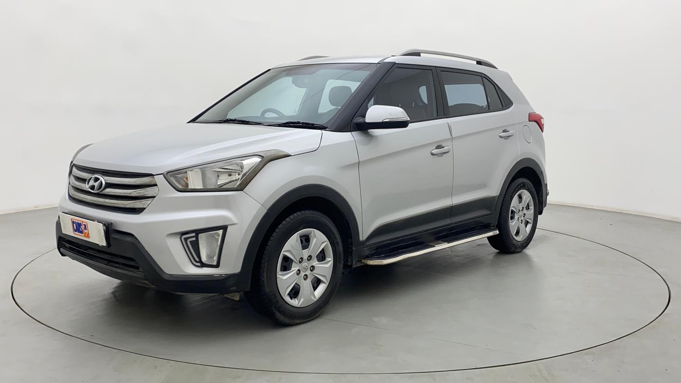 2017 Hyundai Creta E PLUS 1.6 PETROL, Petrol, Manual, 65,302 km, Left Front Diagonal