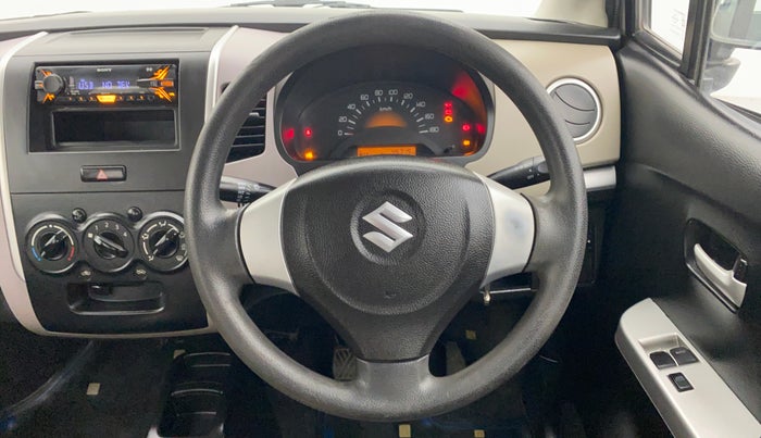2013 Maruti Wagon R 1.0 LXI, Petrol, Manual, 45,746 km, Steering Wheel