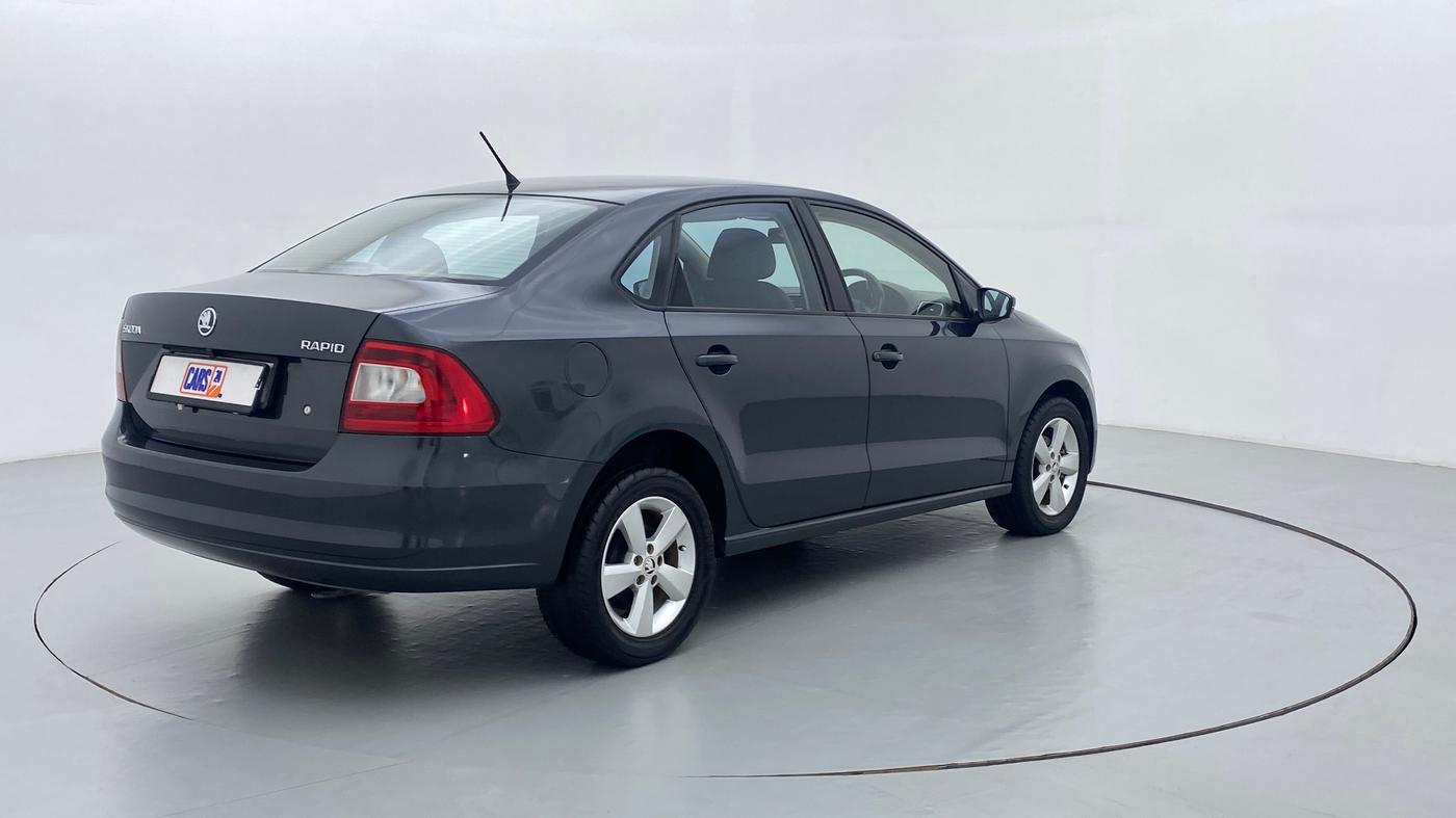 2016 Skoda Rapid 1.5 TDI AT AMBITION, Diesel, Automatic, 62,015 km, Right Back Diagonal