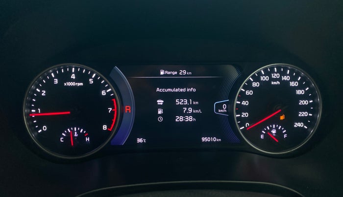 2020 KIA SELTOS GTX PLUS 1.4 PETROL, Petrol, Manual, 95,006 km, Odometer Image