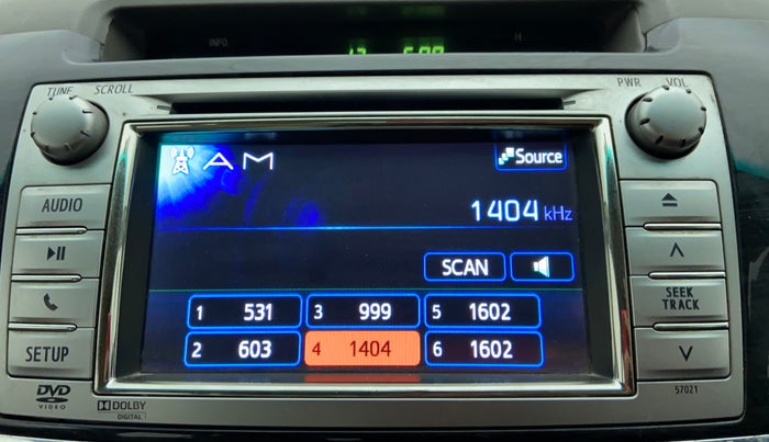 2013 Toyota Fortuner 3.0 MT 4X2, Diesel, Manual, 1,17,736 km, Infotainment System