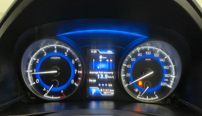 2019 Maruti Baleno ZETA CVT PETROL 1.2, Petrol, Automatic, 58,702 km, Odometer Image