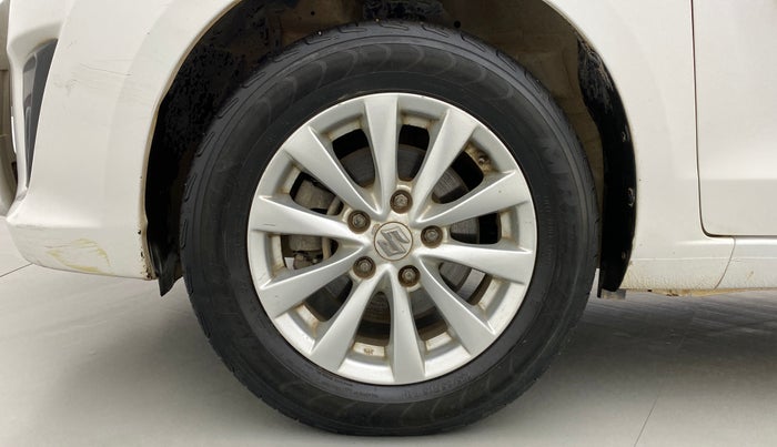 2014 Maruti Ertiga VDI Anniversary Edition, Diesel, Manual, 72,420 km, Left Front Wheel