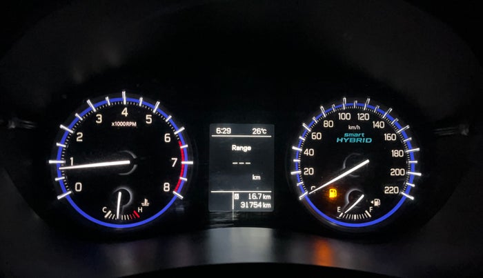 2022 Maruti S Cross ZETA 1.5, Petrol, Manual, 31,737 km, Odometer Image