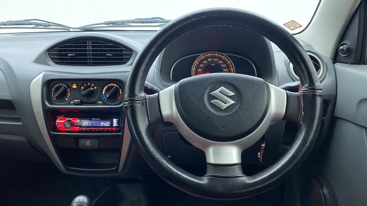 2012 Maruti Alto 800 LXI, Petrol, Manual, 1,19,903 km, Steering Wheel Close Up