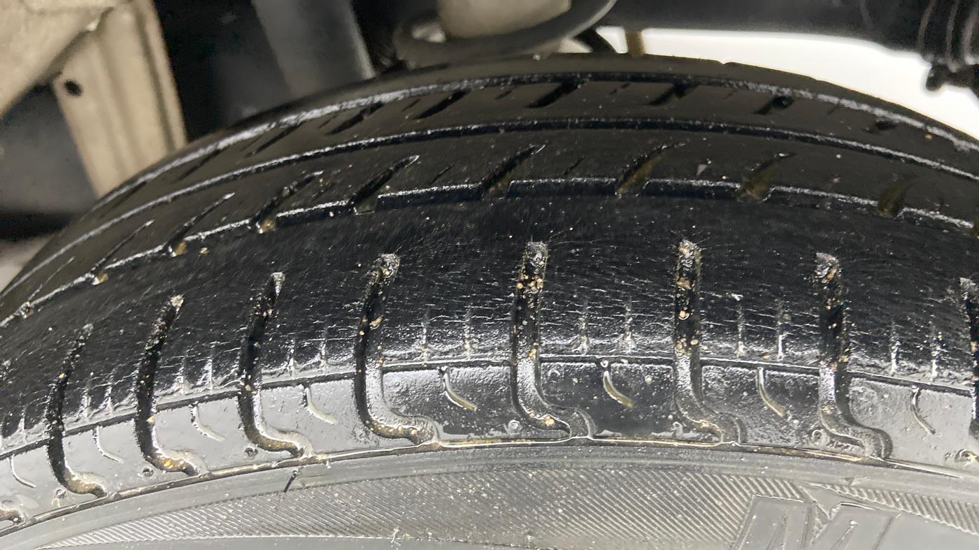 2012 Maruti Alto K10 VXI, Petrol, Manual, 91,246 km, Left Rear Tyre Tread