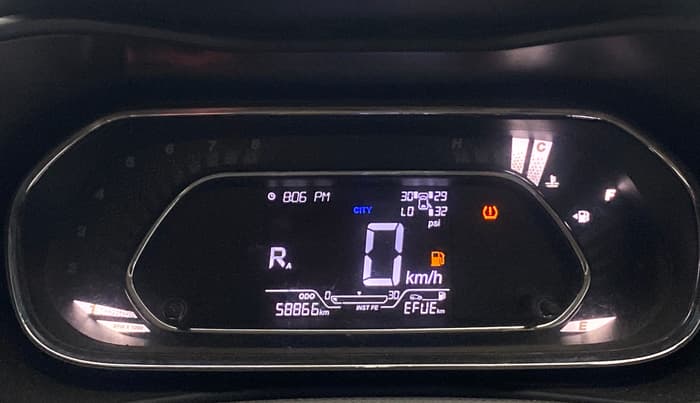2021 Tata NEXON XZA PLUS SUNROOF PETROL, Petrol, Automatic, 58,864 km, Odometer Image