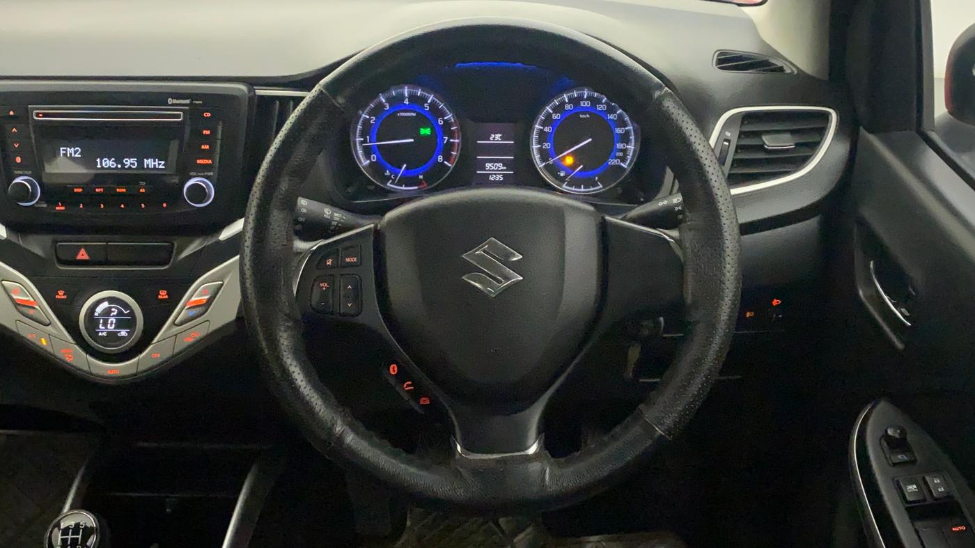2016 Maruti Baleno DELTA PETROL 1.2, Petrol, Manual, 9,508 km, Steering Wheel Close Up