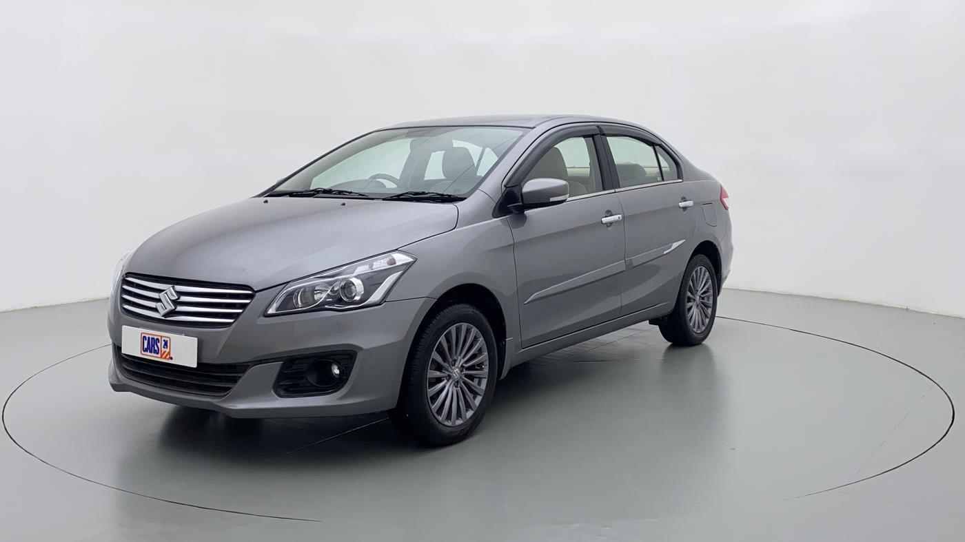 2018 Maruti Ciaz ALPHA 1.4 VVT AMT, Petrol, Automatic, 46,984 km, Left Front Diagonal