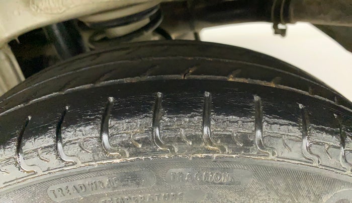 2015 Maruti Alto K10 VXI AMT, Petrol, Automatic, 34,768 km, Left Rear Tyre Tread