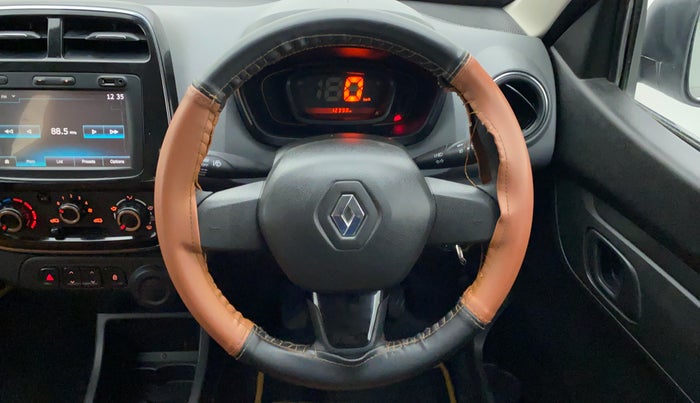 2017 Renault Kwid RXT, Petrol, Manual, 12,398 km, Steering Wheel Close Up