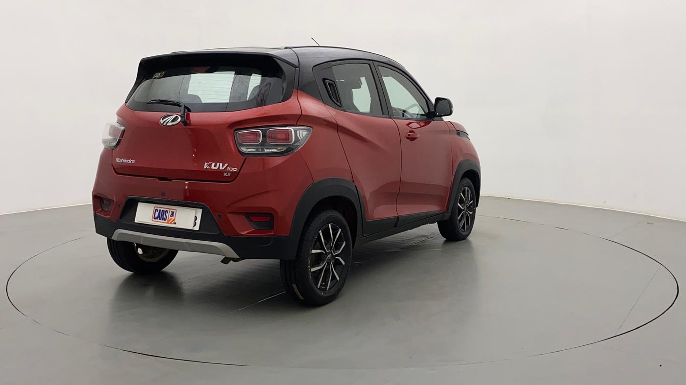 2018 Mahindra KUV 100 NXT K8 P 6 STR DUAL TONE, Petrol, Manual, 53,588 km, Right Back Diagonal
