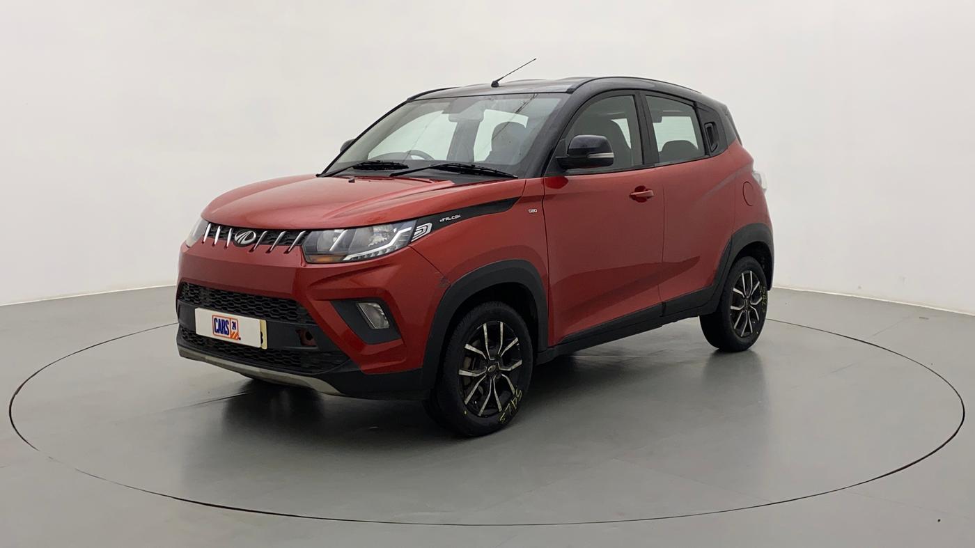 2018 Mahindra KUV 100 NXT K8 P 6 STR DUAL TONE, Petrol, Manual, 53,588 km, Left Front Diagonal