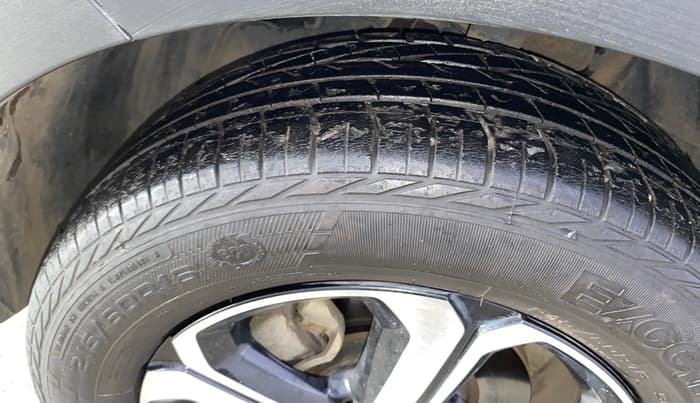 2022 Tata NEXON XZA PLUS SUNROOF DUAL TONE PETROL, Petrol, Automatic, 19,875 km, Left Front Tyre Tread