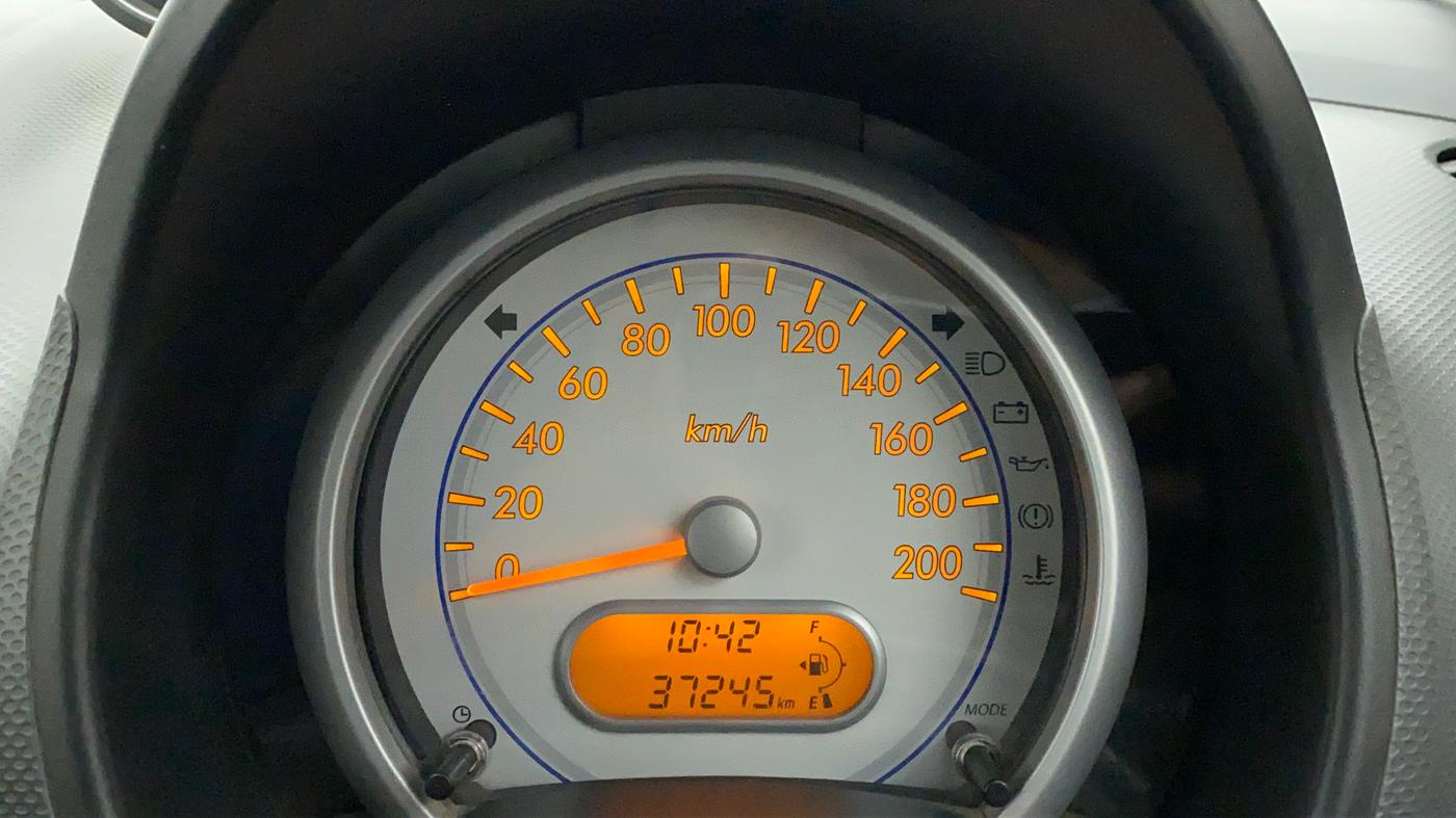 2011 Maruti Ritz VXI, Petrol, Manual, 37,300 km, Odometer Image
