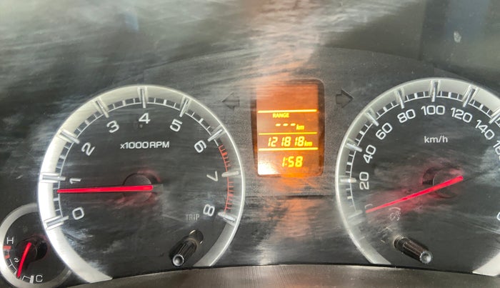 2012 Maruti Ertiga VXI, CNG, Manual, 1,21,801 km, Odometer Image
