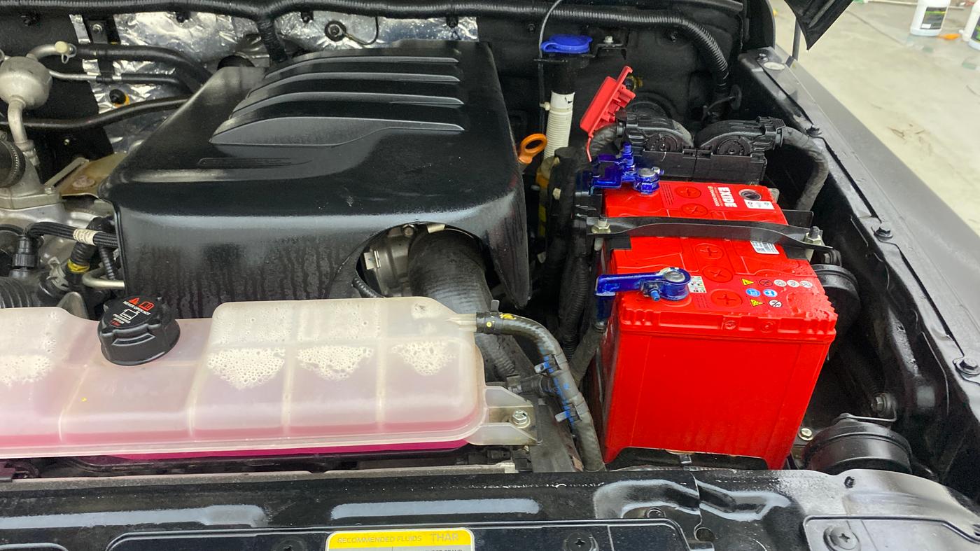 2021 Mahindra Thar LX  P 4WD AT CONVERTIBLE, Petrol, Automatic, 21,785 km, Engine View - Left