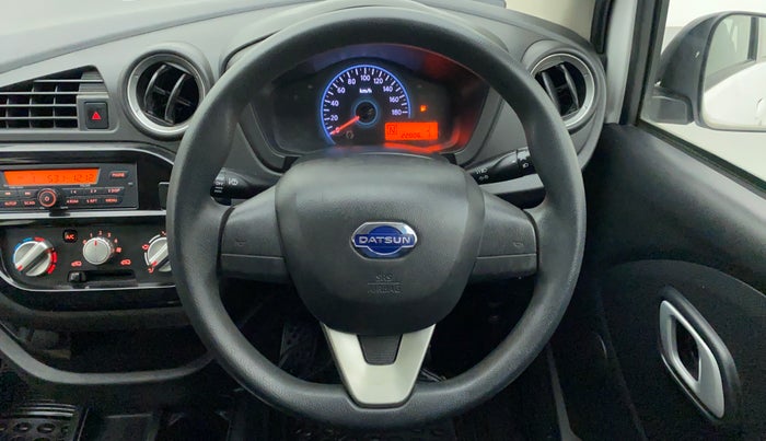 2018 Datsun Redi Go S 1.0 AMT, Petrol, Automatic, 22,806 km, Steering Wheel Close Up