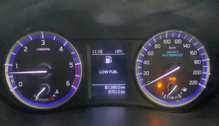 2017 Maruti S Cross ALPHA 1.3, Diesel, Manual, 87,011 km, Odometer Image