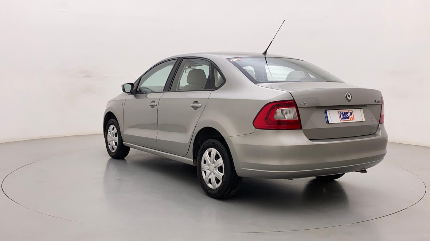 2012 Skoda Rapid AMBITION 1.6 MPI MT PLUS, Petrol, Manual, 56,370 km, Left Back Diagonal