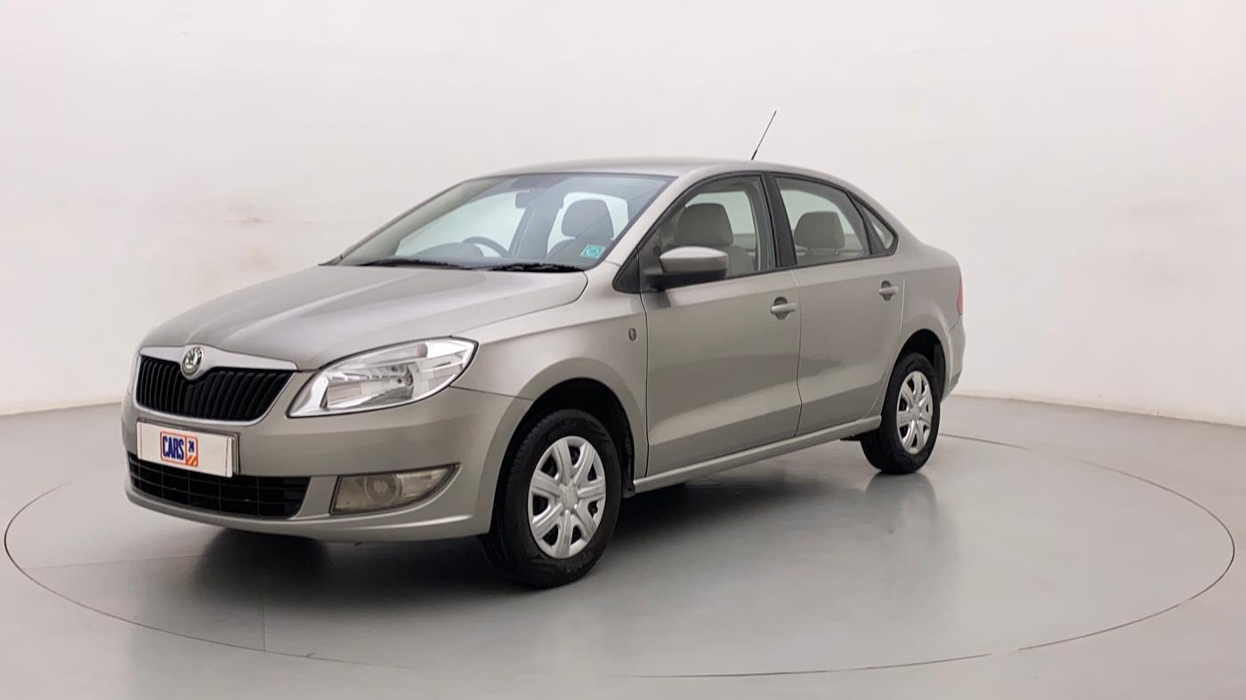 2012 Skoda Rapid AMBITION 1.6 MPI MT PLUS, Petrol, Manual, 56,370 km, Left Front Diagonal