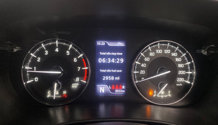 2025 Toyota Glanza V AMT, Petrol, Automatic, 8,878 km, Odometer Image