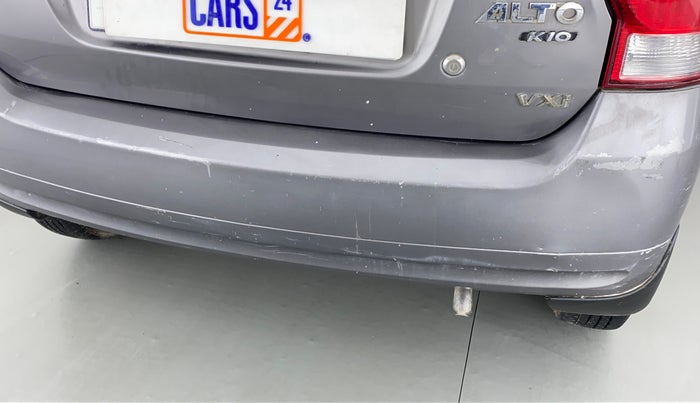 2014 Maruti Alto K10 VXI, Petrol, Manual, 21,670 km, Rear bumper - Minor scratches