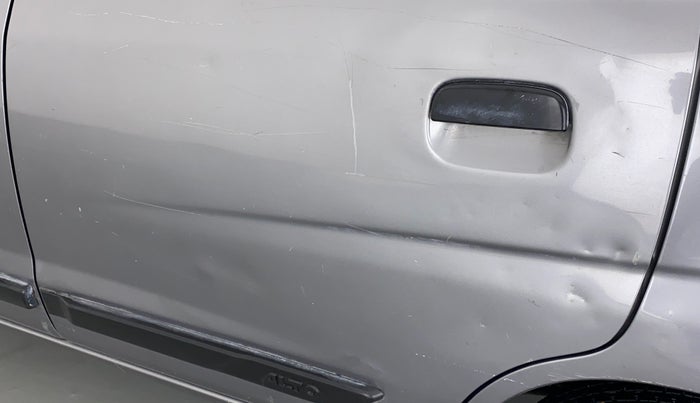 2014 Maruti Alto K10 VXI, Petrol, Manual, 21,670 km, Rear left door - Slightly dented
