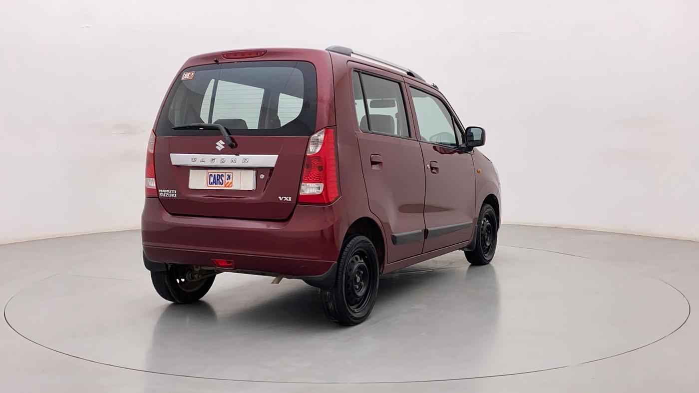 2012 Maruti Wagon R 1.0 VXI, Petrol, Manual, 86,140 km, Right Back Diagonal