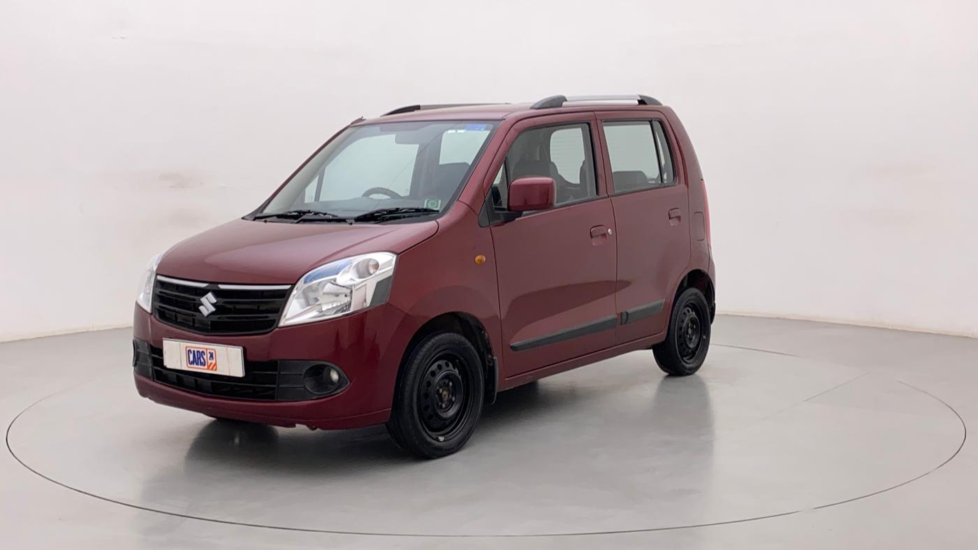 2012 Maruti Wagon R 1.0 VXI, Petrol, Manual, 86,140 km, Left Front Diagonal