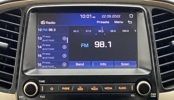 2019 Hyundai NEW SANTRO 1.1 SPORTS AMT, Petrol, Automatic, 12,544 km, Infotainment System
