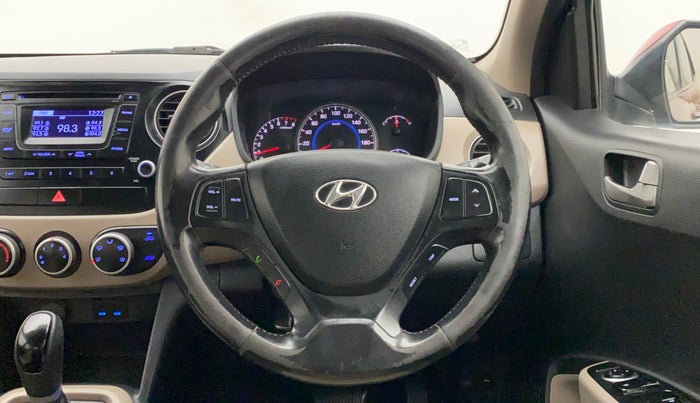 2014 Hyundai Grand i10 ASTA AT 1.2 KAPPA VTVT, Petrol, Automatic, 79,973 km, Steering Wheel Close Up