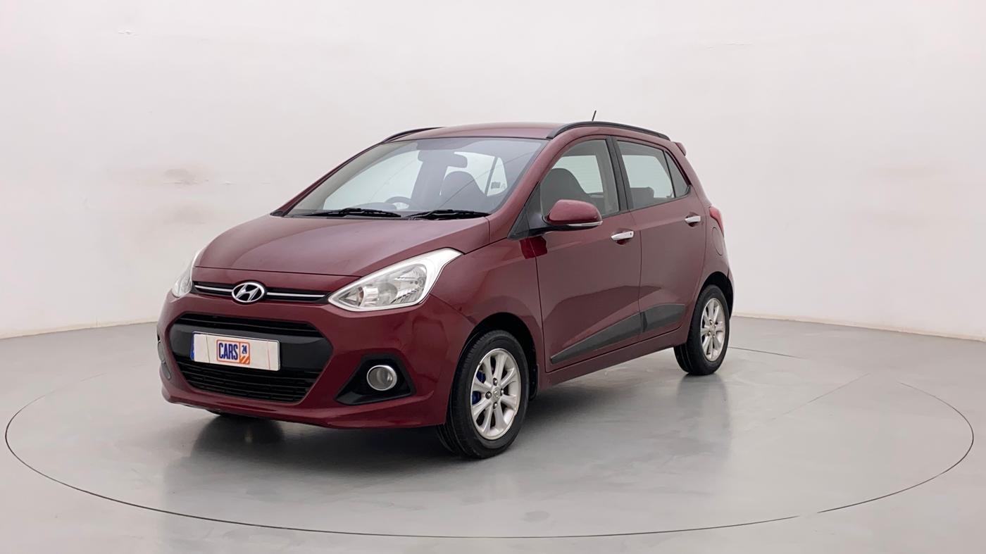 2014 Hyundai Grand i10 ASTA AT 1.2 KAPPA VTVT, Petrol, Automatic, 79,973 km, Left Front Diagonal