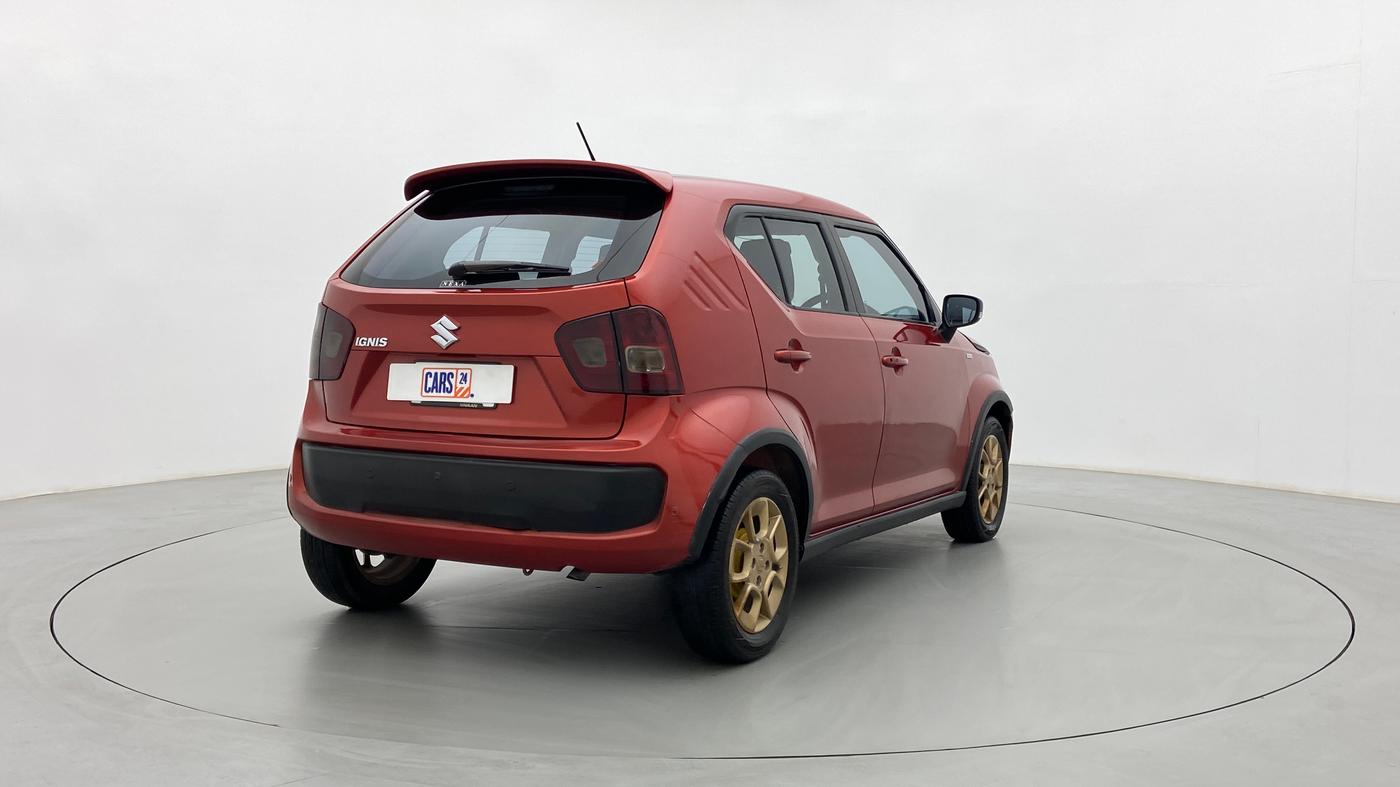 2017 Maruti IGNIS ZETA 1.3 AMT DUAL TONE, Diesel, Automatic, 81,408 km, Right Back Diagonal