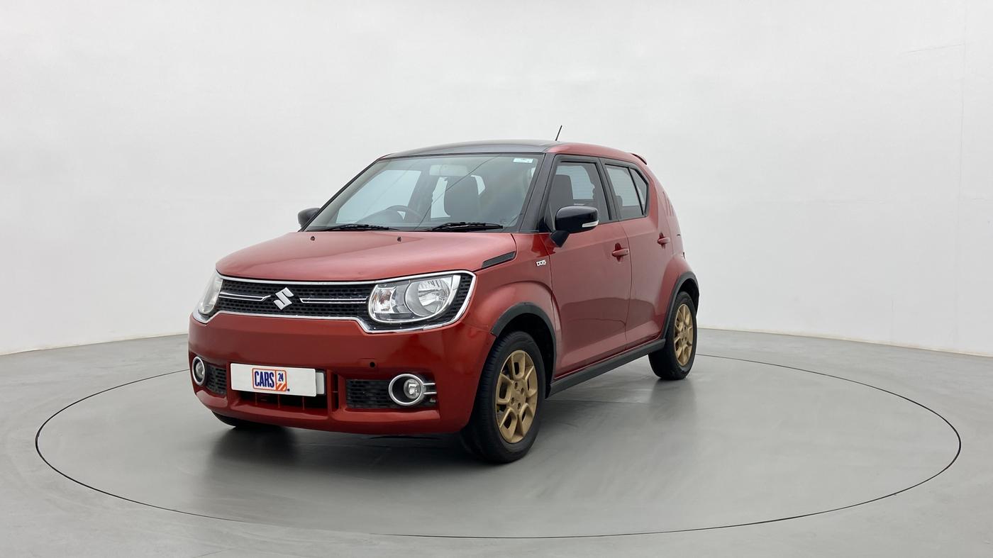 2017 Maruti IGNIS ZETA 1.3 AMT DUAL TONE, Diesel, Automatic, 81,408 km, Left Front Diagonal