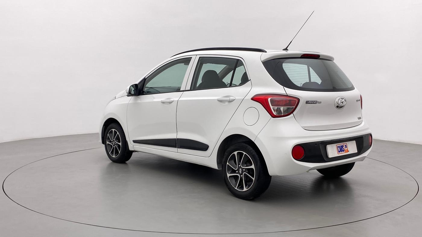 2017 Hyundai Grand i10 SPORTZ (O) 1.2 AT VTVT, Petrol, Automatic, 78,100 km, Left Back Diagonal
