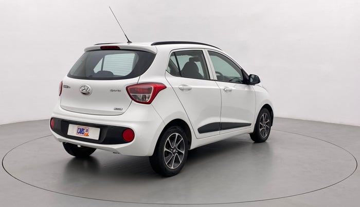 2017 Hyundai Grand i10 SPORTZ (O) 1.2 AT VTVT, Petrol, Automatic, 78,100 km, Right Back Diagonal