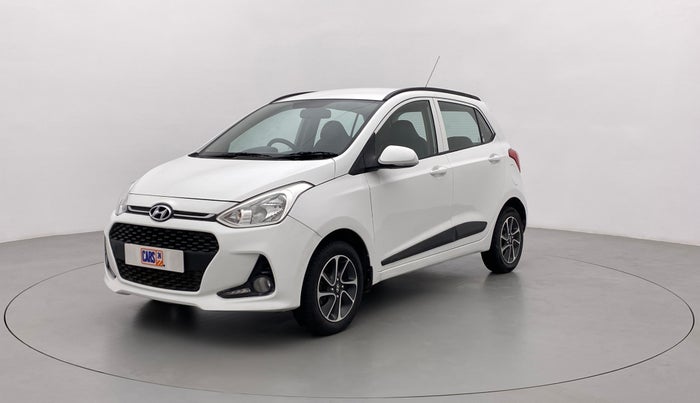 2017 Hyundai Grand i10 SPORTZ (O) 1.2 AT VTVT, Petrol, Automatic, 78,100 km, Left Front Diagonal