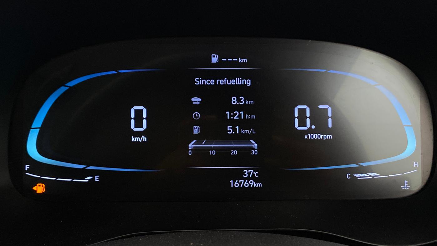 2024 Hyundai EXTER SX(O), Petrol, Manual, 16,761 km, Odometer Image