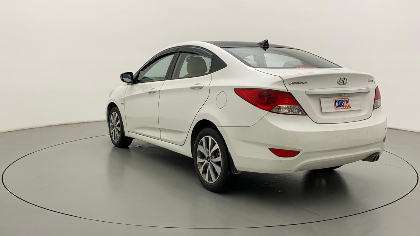 2014 Hyundai Verna FLUIDIC 1.6 VTVT SX AT, Petrol, Automatic, 43,677 km, Left Back Diagonal