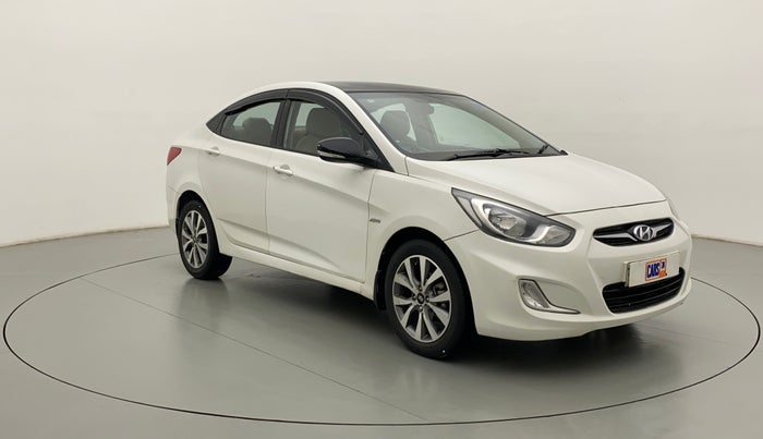 2014 Hyundai Verna FLUIDIC 1.6 VTVT SX AT, Petrol, Automatic, 43,677 km, Right Front Diagonal