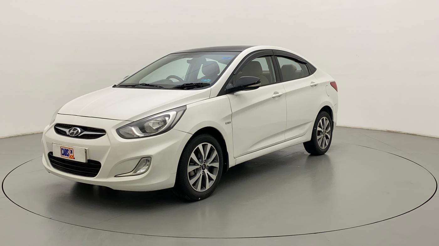 2014 Hyundai Verna FLUIDIC 1.6 VTVT SX AT, Petrol, Automatic, 43,677 km, Left Front Diagonal