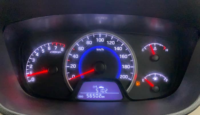 2016 Hyundai Grand i10 MAGNA 1.2 KAPPA VTVT, Petrol, Manual, 56,510 km, Odometer Image
