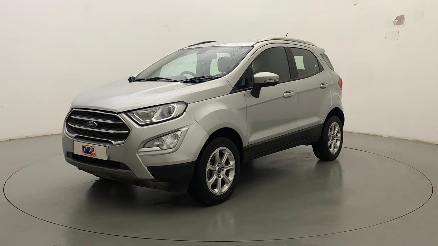 2019 Ford Ecosport TITANIUM + 1.5L PETROL AT, Petrol, Automatic, 27,910 km, Left Front Diagonal