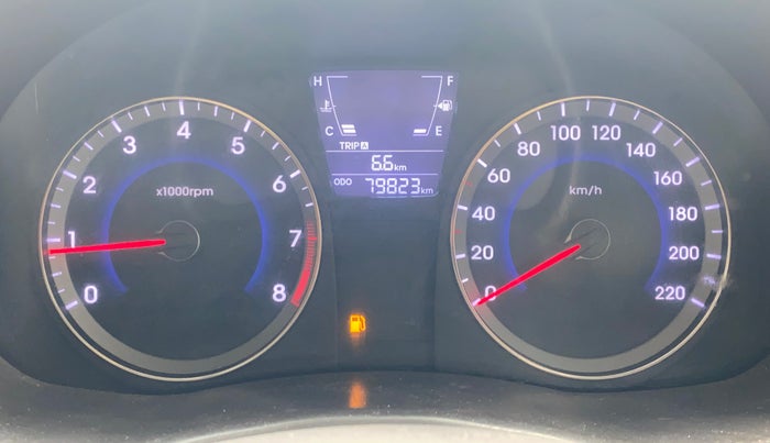 2012 Hyundai Verna FLUIDIC 1.6 VTVT EX, Petrol, Manual, 79,823 km, Odometer Image