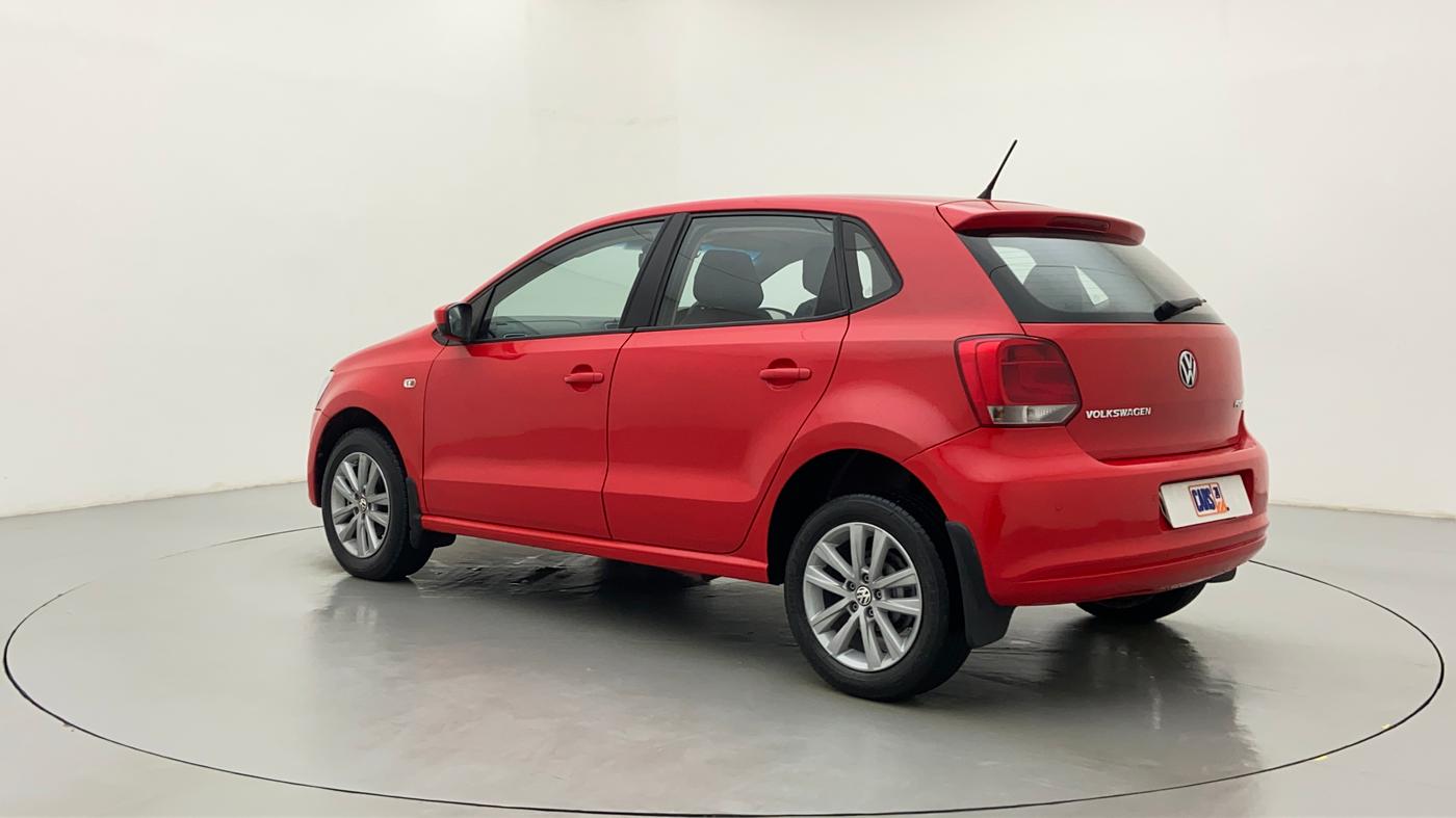 2012 Volkswagen Polo HIGHLINE1.2L PETROL, Petrol, Manual, 1,26,553 km, Left Back Diagonal