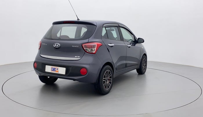 2017 Hyundai Grand i10 SPORTZ 1.2 KAPPA VTVT, Petrol, Manual, 54,505 km, Right Back Diagonal
