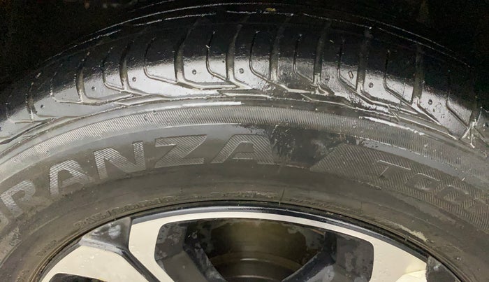 2021 Tata NEXON XZ PLUS PETROL, Petrol, Manual, 60,587 km, Left Front Tyre Tread