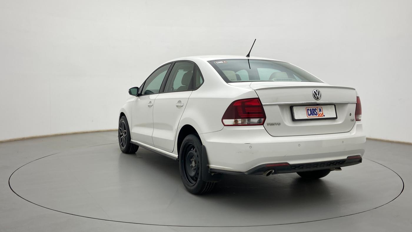 2021 Volkswagen Vento HIGHLINE PETROL AT, Petrol, Automatic, 55,310 km, Left Back Diagonal